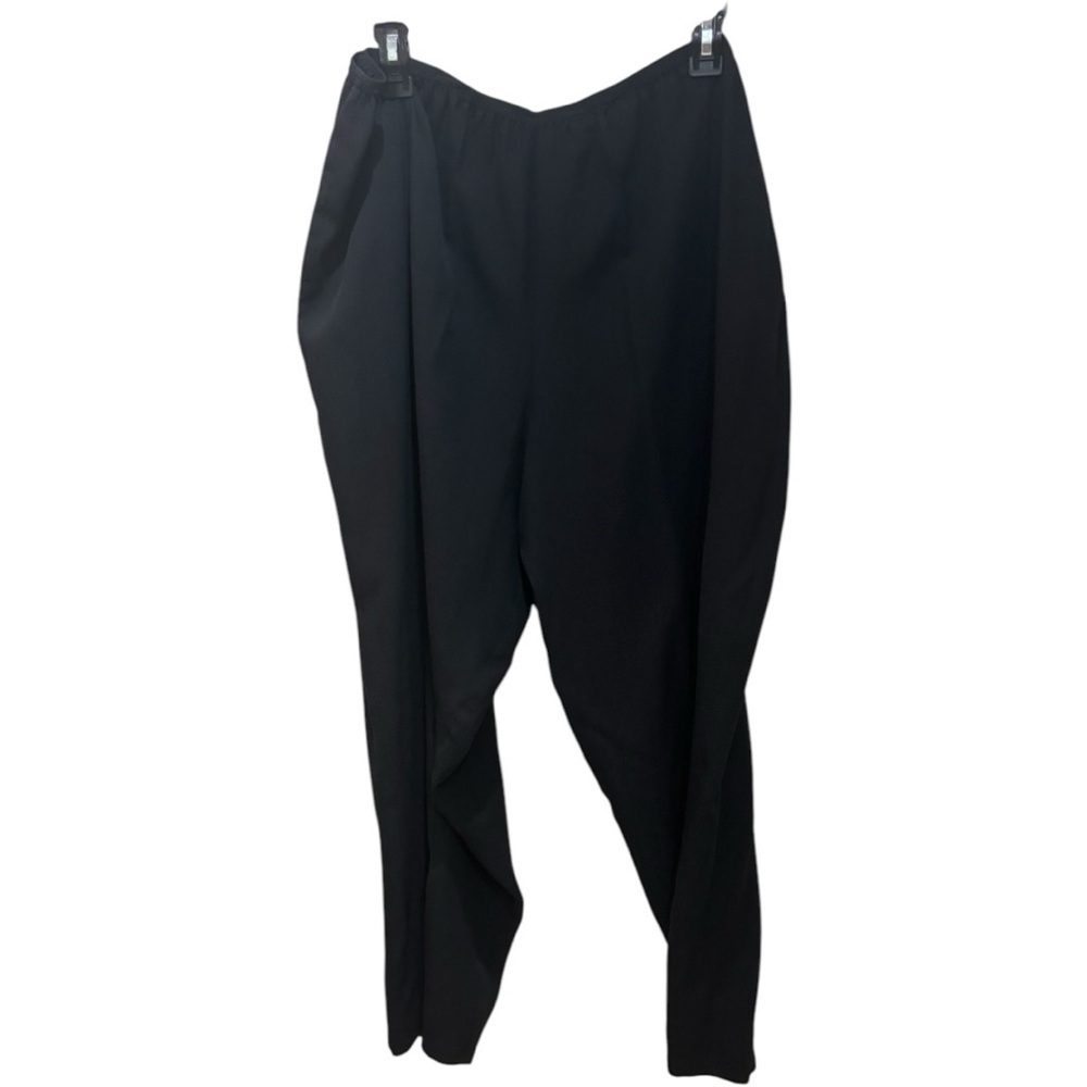 NWT Citron Santa Monica Silk Black Pull On Pant in Size 2X - Picture 5 of 7